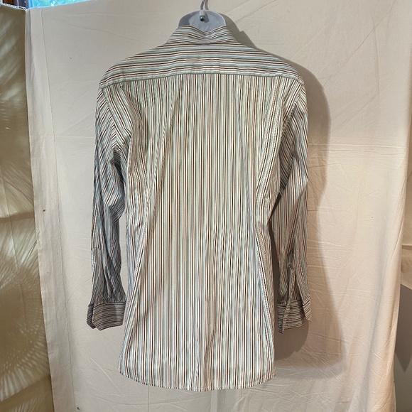 ETRO Men’s Striped Button Down Shirt Sz M or 41 - Picture 5 of 7